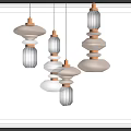 Nordic chandelier 3d model