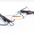 modern crossbow ancient weapon crossbow 3d model