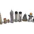 Various Styles of Towers Featuring Diverse Architectural Designs and Structures
