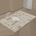 square carpet 3d model