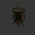 Medieval Shield Ancient Shield Defensive Weapon Ancient Shield Iron Shield Protective Shield Wooden Shield 3d model