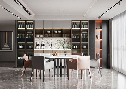 Modern Restaurant 3d model