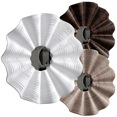 Flower Shaped Wall Decor In Neutral Tones For Home Interior Decoration 3d model Flower Shaped Wall Decor In Neutral Tones For Home Interior Decoration 3d model