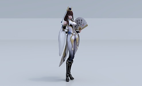 Game Characters Shangguan Waner 3d model