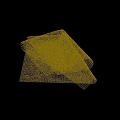White Textured Kitchen Cloth Folded On Dark Background For Household Use