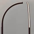 Modern Arched Tube LED Wall Light with Metal Structure for Home Interior