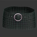 Stylish Black Denim Belt With Metal Buckle For Daily Casual Wear