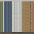 Modern siding tiled partition 3d model