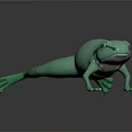 Modern Green Frog Shaped Decorative Furniture Piece For Home Decor