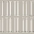 European Roman Column Round Roman Column 3d model