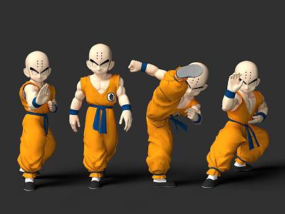 Modern Anime Characters Anime Handmade Dragon Ball Kobayashi 3d model