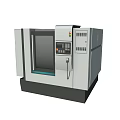 Modern Industrial Equipment With Control Panel Display Screen And Metal Casing 3d model