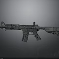 Highly Detailed Modern Tactical Rifle 3D Model With Scope And Grip