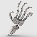Mechanical Hand Constructed with Building Blocks Featuring Articulated Fingers and Joints