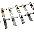 Various Door Handle Designs with Multiple Color Finishes for Home Decor
