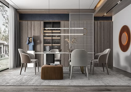 Modern Restaurant 3d model