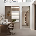Nordic Studio Work Area 3d model