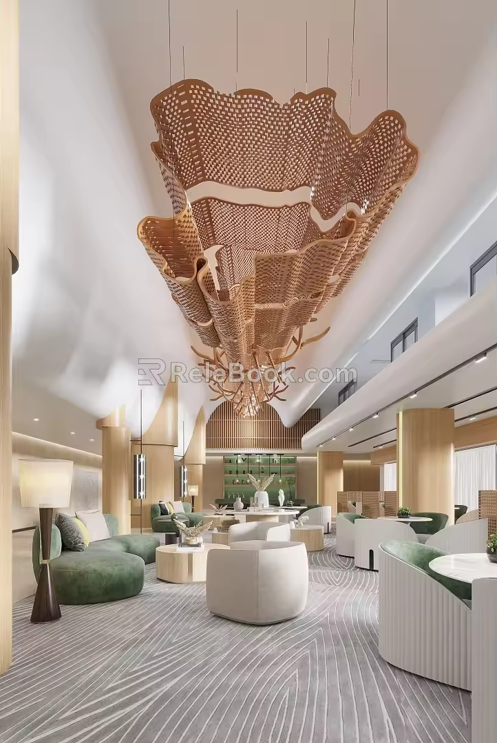 Modern negotiation area Sales office Negotiation area Rest area 3d model