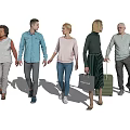 Modern Multiplayer Characters 3d model