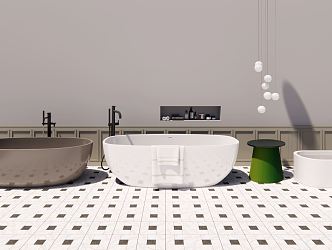 Modern Bathtub 3d model