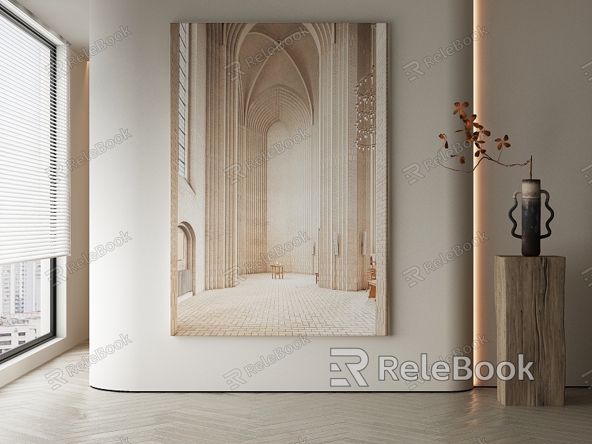 modern decorative painting model