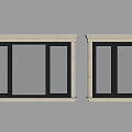 Jane European window European window casement window 3d model