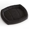 Plush Pet Beds With Soft Edges In Gray And Dark Brown Comfortable Design 3d model