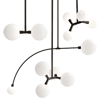 SkLO pendant lamp series 3d model