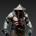 Horror hat monster horror 3d model