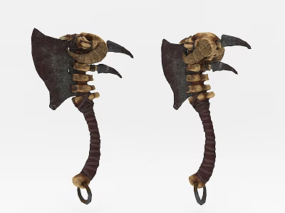 modern weapon axe 3d model