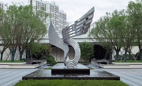 Modern Urban Sculpture 3d model