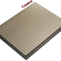 Cassina Square Rug With Woven Texture And Neutral Tones Modern Design
