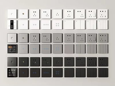 Modern Switch Socket Switch Socket 3d model