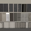 Modern Hinged Door Styles With Wooden Glass and Panel Designs for Home Interior
