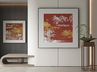 New Chinese Decorative Painting model