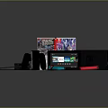 Game machine home game machine Nintendo game machine old game machine 3d model