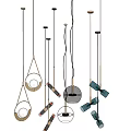 Modern chandelier 3d model
