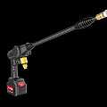 Electric Battery Powered Pressure Washer Gun With Long Wand And Nozzle