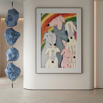 decorative painting 3d model