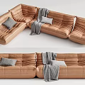 Modern Combination Sofa Multiplayer Sofa 3d model