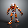 Modern Robot Assistant Small Robot Butler 3d model