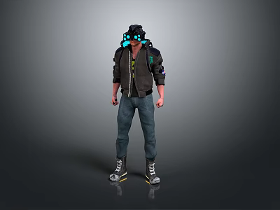 Punk Boys Steampunk Characters Steampunk Characters Male Characters Male Characters Male Men 3d model