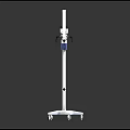 modern microscope surgical microscope 3d model