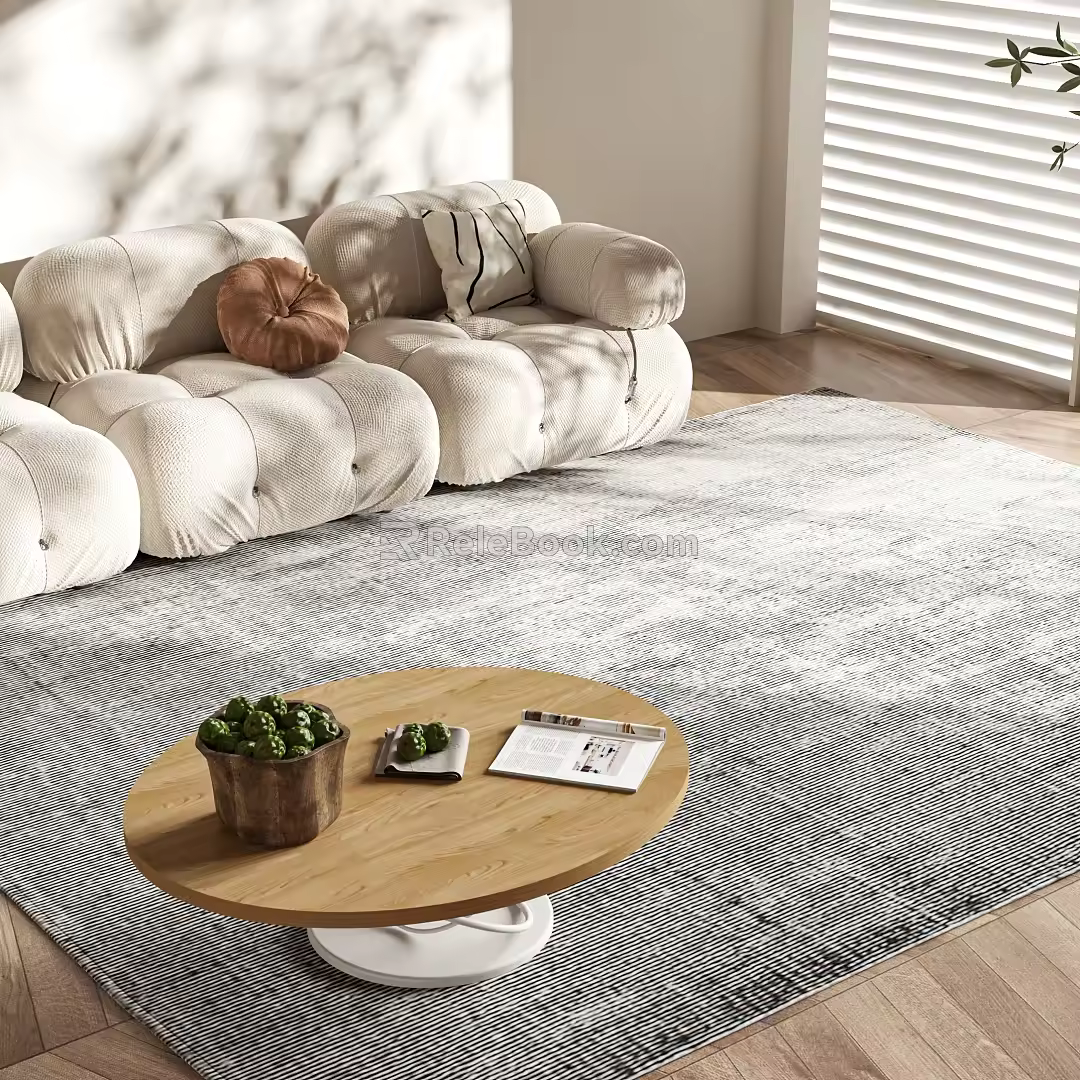 Modern style coffee table 3d model