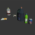Assorted Food Products in Various Containers Bottles and Bags on