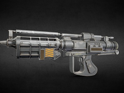 Science Fiction Rifle Explosive Rifle Future Weapon 3d model