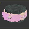 Elegant Gold Ring With Decorative Patterns And Shiny Diamonds For Fashion Accessory