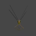 Colorful Dragonfly With Blue Wings And Yellow Brown Body Flying On Dark Background