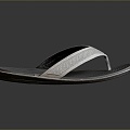 Plastic Slippers Flat Floor Slippers Leather Slippers Casual Slippers Slippers Sandals Beach Shoes Bubble Shoes 3d model