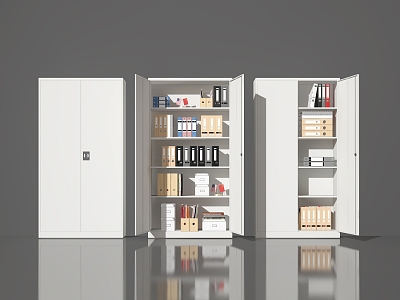 Modern File Cabinet Storage Cabinet Office Cabinet Document Stationery 3d model